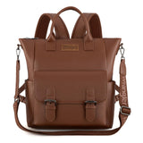 Montana West Wrangler Womens Convertible Backpack Purse Anti-Theft Brown Backpack with Adjustable Crossbody Shoulder Strap for W