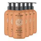 ATTITUDE Natural Itch Soothing Shampoo for Cat & Dog, Vegan and Cruelty Free, Grooming Products, Lavender, 16 Fl Oz (Pack of 6)