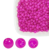 4mm Rose Glass Seed Beads Bulks for Jewelry Making - 2000pcs Round Space Smooth & Durable Beads for DIY Bracelets, Necklaces, Ea