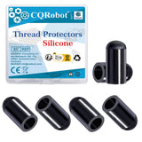 CQRobot Silicone End Caps 80pcs 1/4 Inch High Temp Protective Flexible Screw Thread Protectors Bolt Covers Screw Caps Kit for Me