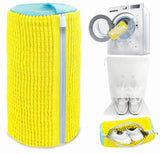 Snikox Shoe Washing Machine Bag Polyester Laundry Bag With Invisible Side Zipper 360 Cleaning Shoe Laundry Organizer For Sne