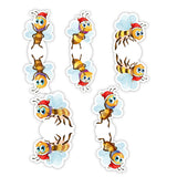 woopme 5 PCs Cute Bee Magnetic Bookmark for Students Kids Book Lovers Readers Gift Magnetic Page Clips Folding (A4 Size)