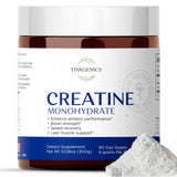 TIVAGENICS Pure Creatine Monohydrate Powder 300g - High Absorption, Micronized for Enhanced Performance, Strength & Endurance | 