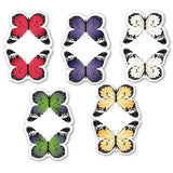 woopme Set of 5 Colorful Common Tiger Butterfly Magnetic Bookmark for Book Lovers Readers Students Gift Magnetic Page Clips Fold