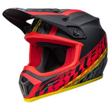 Bell Mx-9 Mips Dirt Helmet (Offset Matte Black/Red - X-Large)