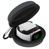MoKo Storage Box Compatible with Apple Watch Series 11/10/9/8/7/6/5/4/3/2/1/SE3/SE2/SE, Portable Protective Travel Bag Fit iWatc