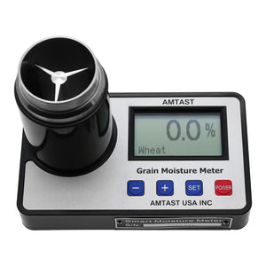 AMTAST Grain Moisture Meter Smart Grain Moisture Tester for 19 Grains Moisture Testing Wheat Maize Corn Rice Soybean Sorghum Rap