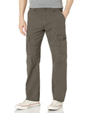 Wrangler Authentics Mens Relaxed Fit Stretch Cargo Pant, Olive Drab, 32W x 29L