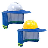 TCCFCCT Hard Hat Sun Shade, Full Brim Neck Shield, 2Packs, Hard Hat Not Included