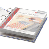 Smead Poly Ring Binder Pockets, 9 x 111/2, Clear, 3/Pack