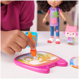 Gabbys Dollhouse, Gabby Deluxe Craft Dolls And Accessories With Water Pad And Water Brush Pen, Kids Toys For Girls And Boys Ages