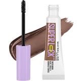 Maybelline Super Lock Brow Glue Eyebrow Gel, Lightweight and Waterproof Tinted Brow Gel For Up To 24HR Hold, Medium Brown, 1 Cou