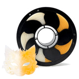 Light Variation White to Yellow 1.75mm PLA Filament Color Change by Sunlight UV Light in Brightness, 1kg (2.2lbs) Spool Neatly W
