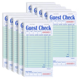 DGBDPACK Guest Check Books for Servers - Thick Paper (10 Pads), Waitress Notepads, Waitress Notepad for Restaurants, 500 Orders 