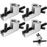 4 Pack Brake Line Clamps, Metal Hose Pinch Pliers, Fuel Line Clamp Suitable for Flexible Hoses, Fuel and Gas Lines, Hose Pinch o