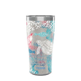 Tervis 20oz Stainless Steel Triple Walled Insulated Tumbler, Ocean Life Dive, Keeps Drinks Cold & Hot, Travel Cup with Lid