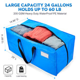 AlexHome Moving Bags Heavy Duty,Extra Large Packing Bags for Moving,Reusable Plastic Moving Totes,Clothes Storage Containers,Mov