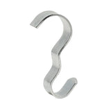 Picture Rail Hooks Silver Finish - 25 Pack - Picture Rail Hangers - Wide Molding Hooks