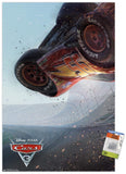 Trends International Disney Pixar Cars 3 One Sheet Wall Poster, 22.37 x 34.00, Poster & Push Pin Bundle