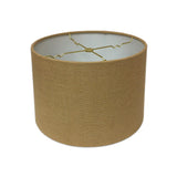 Royal Designs, Inc. Shallow Drum Hardback Lamp Shade, HB-610-10BL, Burlap, 9 x 10 x 7