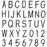 VONDERSO 3 Inch Self-Adhesive Mailbox Numbers for Outside, Thick Foam Adhesive for Strong Adhesion, Aluminum Alloy with Powder-C