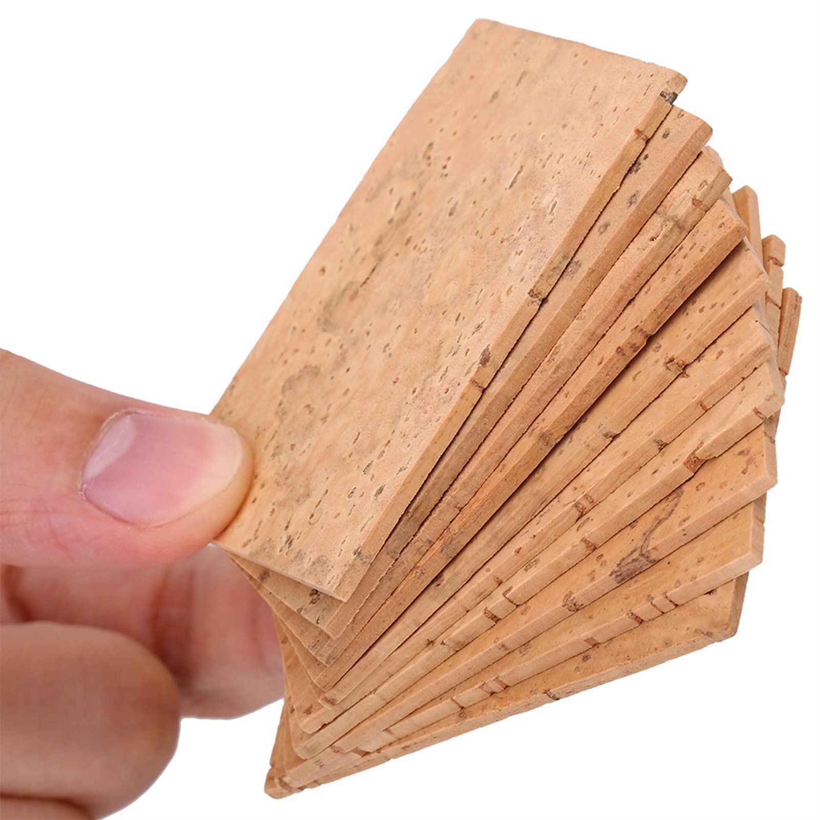Neck Cork, C202 10Pcs Sax Neck Cork Saxophone Neck Cork Treble/Alto/Euphonium Universal Sheet Woodwinds Repair Accessories Perfo