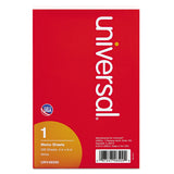 Universal 46500 Loose Memo Sheets, 4 x6, White, 500 Sheets/Pack