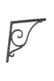 anupam Shelf/Wall Bracket for Glass or Wood shelvings Pair of 2. Size Medium