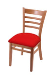 Holland Bar Stool Co. 3140 18 Chair with Medium Finish and Canter Red Seat