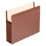 Pendaflex Moisture Resistant, Reinforced Gusset, Laminated, Rip Resistant, Spill Proof Expanding File Pocket, Red (PFX45302)