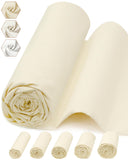 FIVEIZERO 100% Cotton Muslin Fabric by The Yard,63inch x 1.9 Yards Unbleached Natural Cotton Material-Medium Weight Beige Calico
