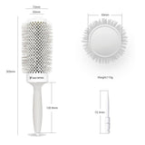 Eagle Fortress XL Ceramic + Ionic Round Hair Brush 2 inch - Grey
