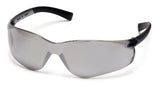 Pyramex S2570S Ztek Safety Glasses Silver Mirror Lens Silver Mirror Frame ANSI Z87+