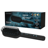 Revamp Progloss Deepform Ceramic Straightener Brush Ionic AntiFrizz Straightening Brush Ceramic Infused with Progloss Oils 