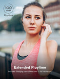 True Wireless Headphones, ZOLO Liberty [Upgraded] 8-Hour Playtime (100 Hours with Charging Case), Bluetooth 5 Bluetooth Earbuds