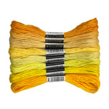 1 Pieces Cross StitchEmbroidery Floss,100% Eco-Cotton Cotton Premium Skeins, Ideal for Arts & Crafts (Yellow Series 67978)