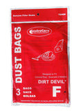 EnviroCare Replacement Vacuum Bags Designed to Fit Royal Dirt Devil Canister Type F 3 Bags