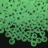 200PCS Letter Beads Glow in The Dark 4x7mm Acrylic Alphabet Letter K Beads for Jewelry Making Bracelet