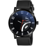 Iik Collection Hunt Series Watches For Men Date And Time Round Dial Analogue Men'S Watch|Long Battery Life With Long Lasting Dia