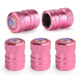Tire Valve Stem Caps 5 pcs Aluminum Alloy,Anodized Aluminum Tire Valve Cap Universal Fit for Cars/Motorcycles/Bikes, Anti-Corros