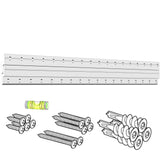 Z Clips 18 1 Pack - French Cleat Picture Hanger Heavy Duty - Wall Mirror Mounting Bracket - Flush Mount Hanging Kit for Shelf, P
