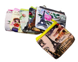 Brown Leaf Beautiful Different Printed Style (4 * 4.5) Coin Pouch Bag Beautiful Kids Birthday Return Gift Item (Set of 12)
