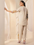 Libas Women'S Cotton Blend Co-Ords (99593_Off White_Xxl)