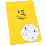 Rite in the Rain Weatherproof Soft Cover Notebook, 4.625 x 7.25, Yellow Cover, Universal Pattern (No. 374)