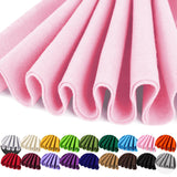 Light Pink Felt Fabric 36 x 36 (1 Square Yard), Soft 1.6mm Thick Felt Sheets for Craft Sewing Patchwork DIY Art Projects Decorat