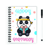 Anuman Reusable Wiro Spiral Unruled Notebook Diary Journal Kindness Blank Pages A5 (Size 5.5X8)