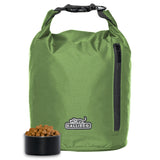 Callieco Dog Food Travel Bag w/ 1 Cup Scoop and Zipper Side Pocket | Waterproof Kibble Storage Container for Home, Road Trips, C