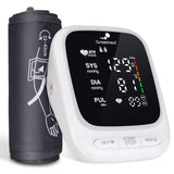 Blood Pressure Monitor Upper Arm Automatic Talking Blood Pressure Cuff, Rechargeable Blood Pressure Machine for Home Use Digital