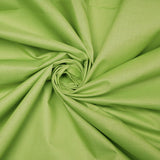 Plain Solid Cotton Lawn 2-Yards 44 inches Wide Cut Fabric Solid Dyed Material DIY Craft (72 x 44 inches, Lyril Green)