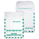 Quality Park, HCFS1500 Window Envelopes, RediSeal, First Class, White, 100 per Box,(54692)